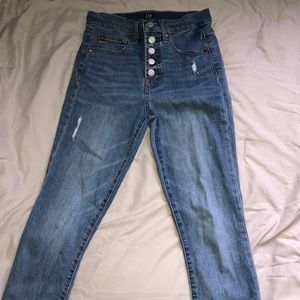 Gap hi-rise true skinny jeans